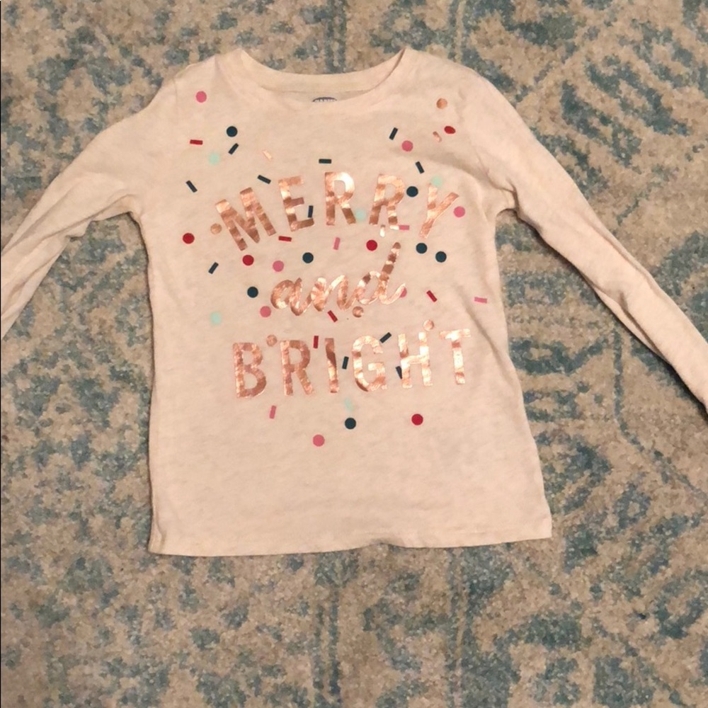 Girls long sleeve Christmas top size 3T
